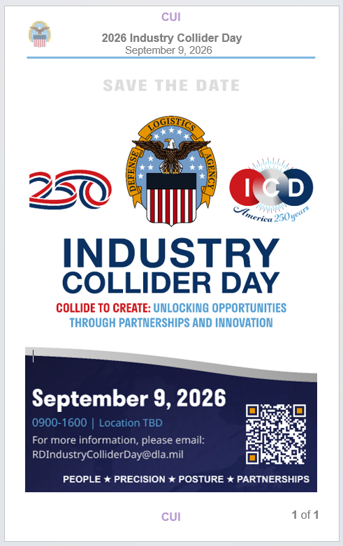 2026 Industry Collider Day flyer